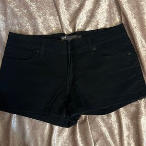 NWOT black denim shorts